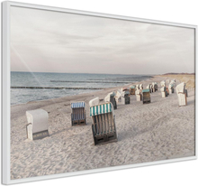 Inramad Poster / Tavla - Baltic Beach Chairs