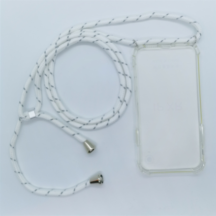 Huawei P20 Hülle - Necklace transparentes TPU anti-fall Cover mit Handykette ...