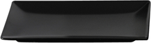 Aida - Quadro tallerken 25x15 cm svart