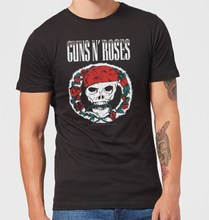 Guns N Roses Circle Skull Men's T-Shirt - Black - M