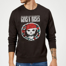 Guns N Roses Circle Skull Christmas Jumper - Black - S - Black