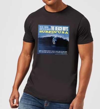 The Beach Boys Surfin USA Herren T-Shirt - Schwarz - XL