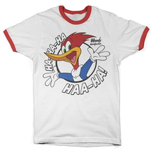 Woody Woodpecker HAHAHA Ringer Tee, T-Shirt