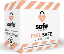 Safe - Feel Safe Condoms Ultra-Thin 5 pcs