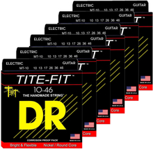 DR Strings MT-10 Tite-fit el-guitar-strenge, 010-046, 6-pack