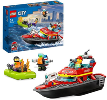 LEGO City Fire 60373 Brandräddningsbåt