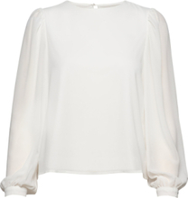 Objmila L/S Top Tops Blouses Long-sleeved White Object