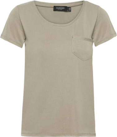 Slcolumbine Tee T-shirts & Tops Short-sleeved Grønn Soaked In Luxury*Betinget Tilbud