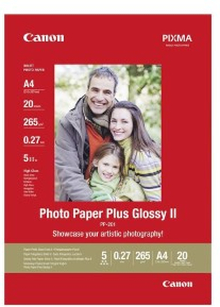 Canon Plus Glossy II Fotopapper A4 20-pack