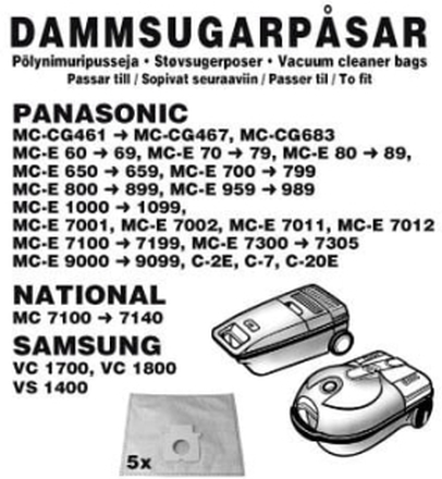 Champion 1451CH Vaccum cleaner bag Panasonic