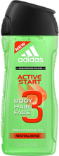 Adidas, 3 in 1 Active Start, 250 ml