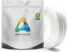 Addnorth E-PLA-filament för 3D-skrivare 1,75 mm Vit