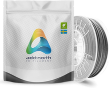 Addnorth Textura Flare filament för 3D-skrivare 1,75 mm Grå