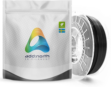 Addnorth E-PLA-filament för 3D-skrivare 1,75 mm Svart