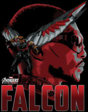 Avengers Falcon Men's T-Shirt - Black - 3XL