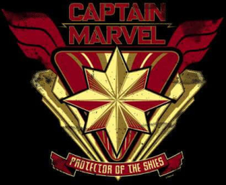 Captain Marvel Protector Of The Skies Hoodie - Black - XL