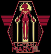 Captain Marvel Flying Warrior Hoodie - Black - S