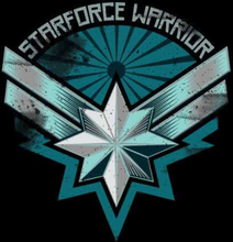 Captain Marvel Starforce Warrior Hoodie - Black - S