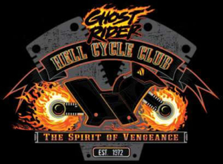 Marvel Ghost Rider Hell Cycle Club Women's Sweatshirt - Black - L