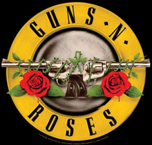 Guns N Roses Bullet Herren T-Shirt - Schwarz - 4XL