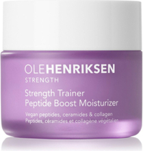 Strength Peptide Boost Moisturizer 50 Ml Beauty Women Skin Care Face Moisturizers Night Cream Nude Ole Henriksen