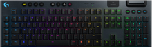 Logitech Wireless Mekanisk Keyboard G915 Lightspeed RGB Sort