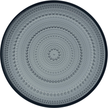 Iittala Kastehelmi tallerken 24,8 cm. mørk grå
