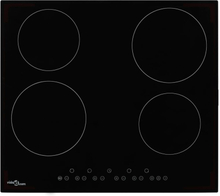 Keramisk kogeplade med 4 varmezoner touch-panel 6000 W