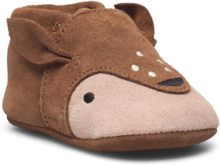 Animal Suede Shoes Shoes Baby Booties Brown Mango