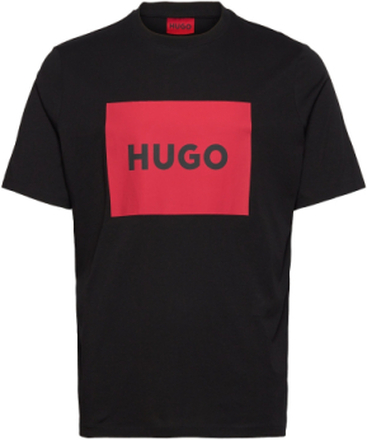 Dulive222 T-shirts Short-sleeved Svart HUGO*Betinget Tilbud