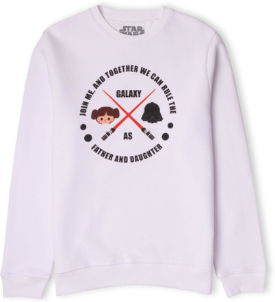 Father And Daughter Sweatshirt - White - L