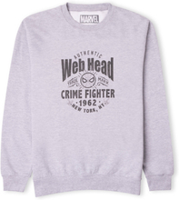 Marvel Web Head Crime Fighter Sweatshirt - Grey - XXL