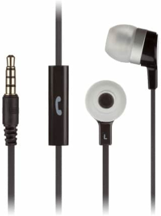Kitsound Mini In-Ear Headset with Mic1 Black
