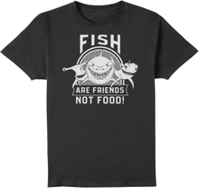 Finding Nemo Fish Are Friends Not Food Unisex T-Shirt - Black - XS - Black