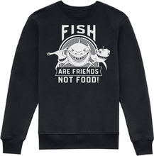 Finding Nemo Fish Are Friends Not Food Sweatshirt - Black - XS - Black
