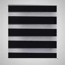 vidaXL Zebra rullakaihdin 50 x 100 cm musta