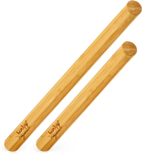 Kavelset i 2 delar 100 % bambu 30/40 x 3,3 cm (LxØ) slät yta bambu