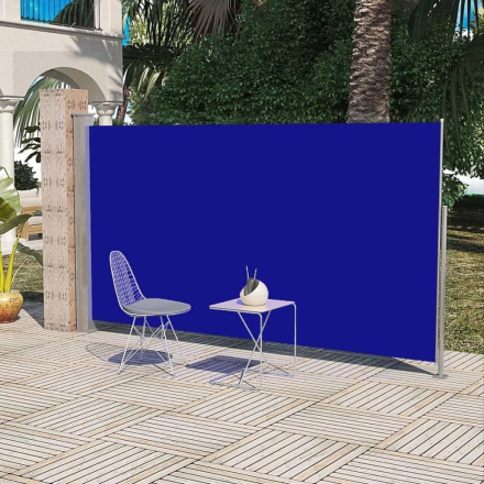vidaXL Sivumarkiisi terassille 160 x 300 cm Sininen