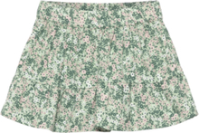 Skirt Twill Dresses & Skirts Skirts Short Skirts Green Creamie