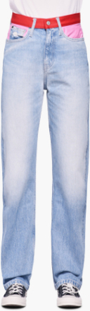 Calvin Klein Jeans - High Rise Straight Jeans - Blå - W30