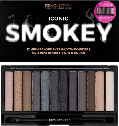 Makeup Revolution, Iconic Smokey Palette,