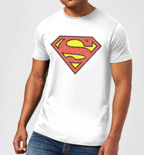 Originals Official Superman Crackle Logo Men's T-Shirt - White - XL