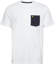 Contrast Pocket T-Shirt T-shirts Short-sleeved Hvit Lyle & Scott*Betinget Tilbud