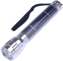 Ficklampa 7-LED Uppladdningsbar, solcell