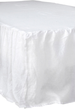 Sängkappa Candice i tvättat lin 45 cm