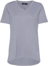 Slcolumbine Over T-Shirt Ss T-shirts & Tops Short-sleeved Blå Soaked In Luxury*Betinget Tilbud