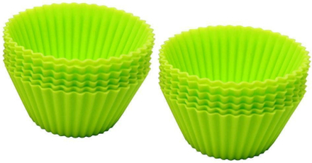 Gör cupcakes muffinsform 96 stycken grön