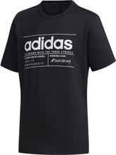 T-shirt Adidas Brilliant Basics Sort 5-6 år
