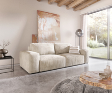 DELIFE Big-sofa Lanzo L 260x110 cm corduroy beige