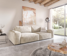 DELIFE Big-sofa Lanzo XL 270x130 cm corduroy beige
